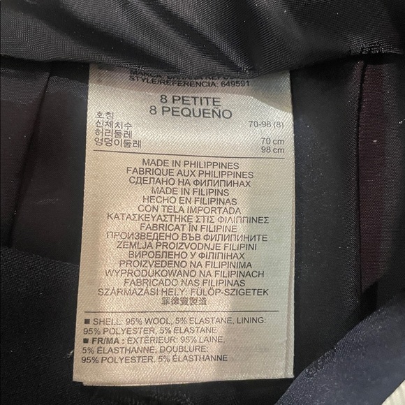 Banana Republic Wool Martin Fit Straight Leg Trouser Dress Pant - Picture 6 of 7